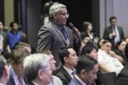 Augustine Anthuvan from Channel News Asia asked several questions to the panellists